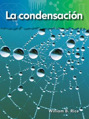 cover image of La condensación